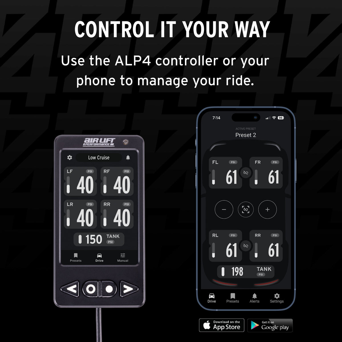 AirLift Performance  ALP4 Air Suspension Management system