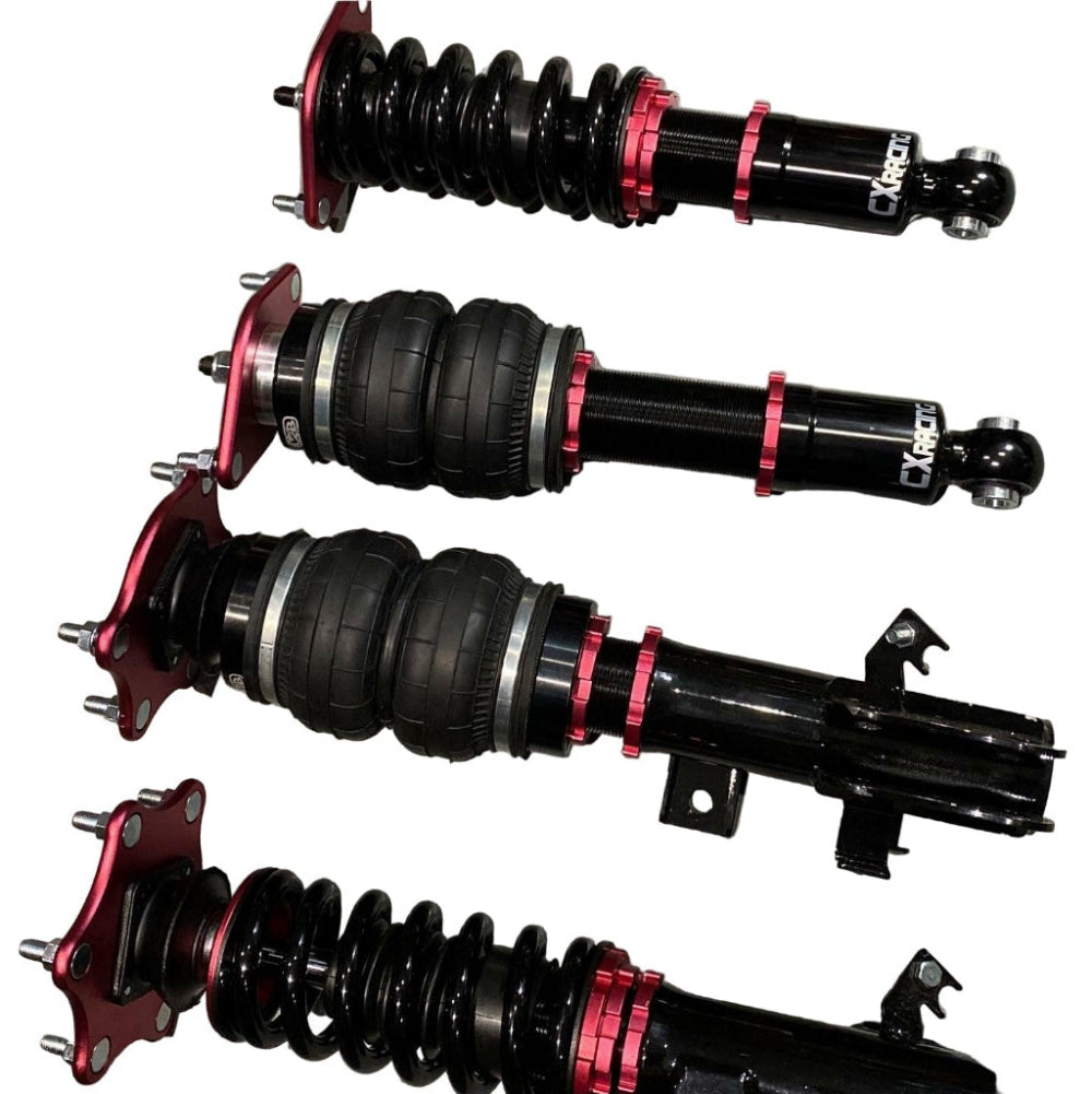 Air suspension coilover to air strut conversion kit