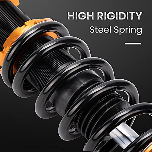 maXpeedingrods Coilovers Adjustables for Honda Civic 2006-2011 FG1/FG2/FA1/FA2/FA3/FA4/FA5/ FD1/FD2/FD3/FD4/FD6/FD7 for Acura CSX, 24 Damping Level Setting Suspension Spring Struts Kit Shock Absorber