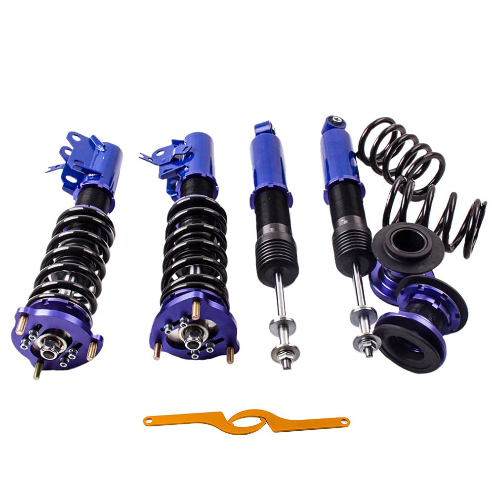 maXpeedingrods Coilovers Adjustables for Honda Civic 2006-2011 FG1/FG2/FA1/FA2/FA3/FA4/FA5/ FD1/FD2/FD3/FD4/FD6/FD7 for Acura CSX, 24 Damping Level Setting Suspension Spring Struts Kit Shock Absorber