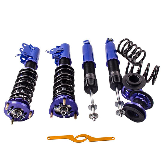 maXpeedingrods Coilovers Adjustables for Honda Civic 2006-2011 FG1/FG2/FA1/FA2/FA3/FA4/FA5/ FD1/FD2/FD3/FD4/FD6/FD7 for Acura CSX, 24 Damping Level Setting Suspension Spring Struts Kit Shock Absorber