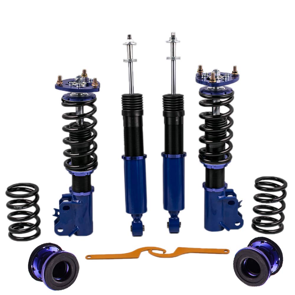 maXpeedingrods Coilovers Adjustables for Honda Civic 2006-2011 FG1/FG2/FA1/FA2/FA3/FA4/FA5/ FD1/FD2/FD3/FD4/FD6/FD7 for Acura CSX, 24 Damping Level Setting Suspension Spring Struts Kit Shock Absorber